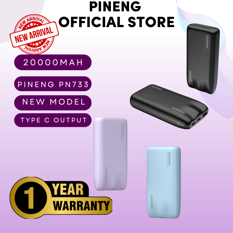 Super offer Pineng Powerbank Pn733 Micro USB & Type C Input with type c ...