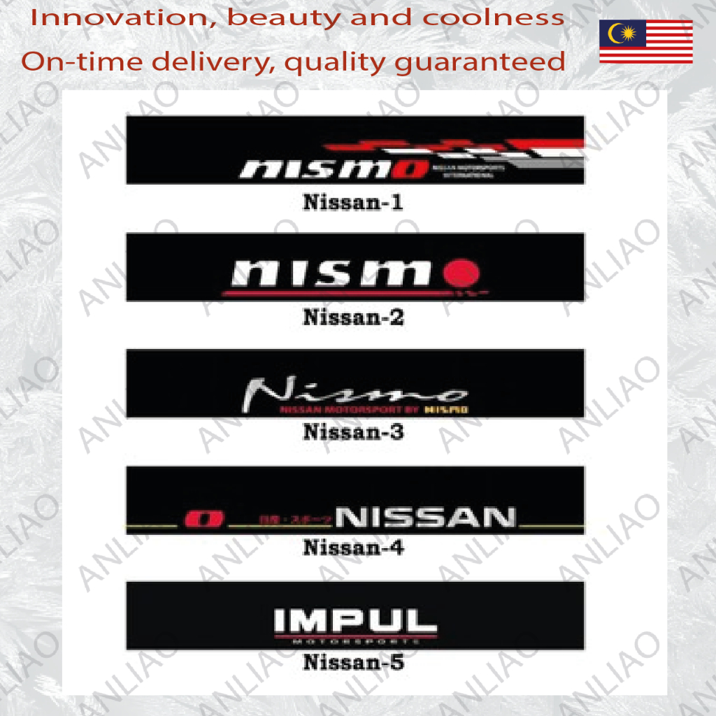 NISSAN NISMO IMPUL FRONT WINDSCREEN STICKER | Shopee Malaysia