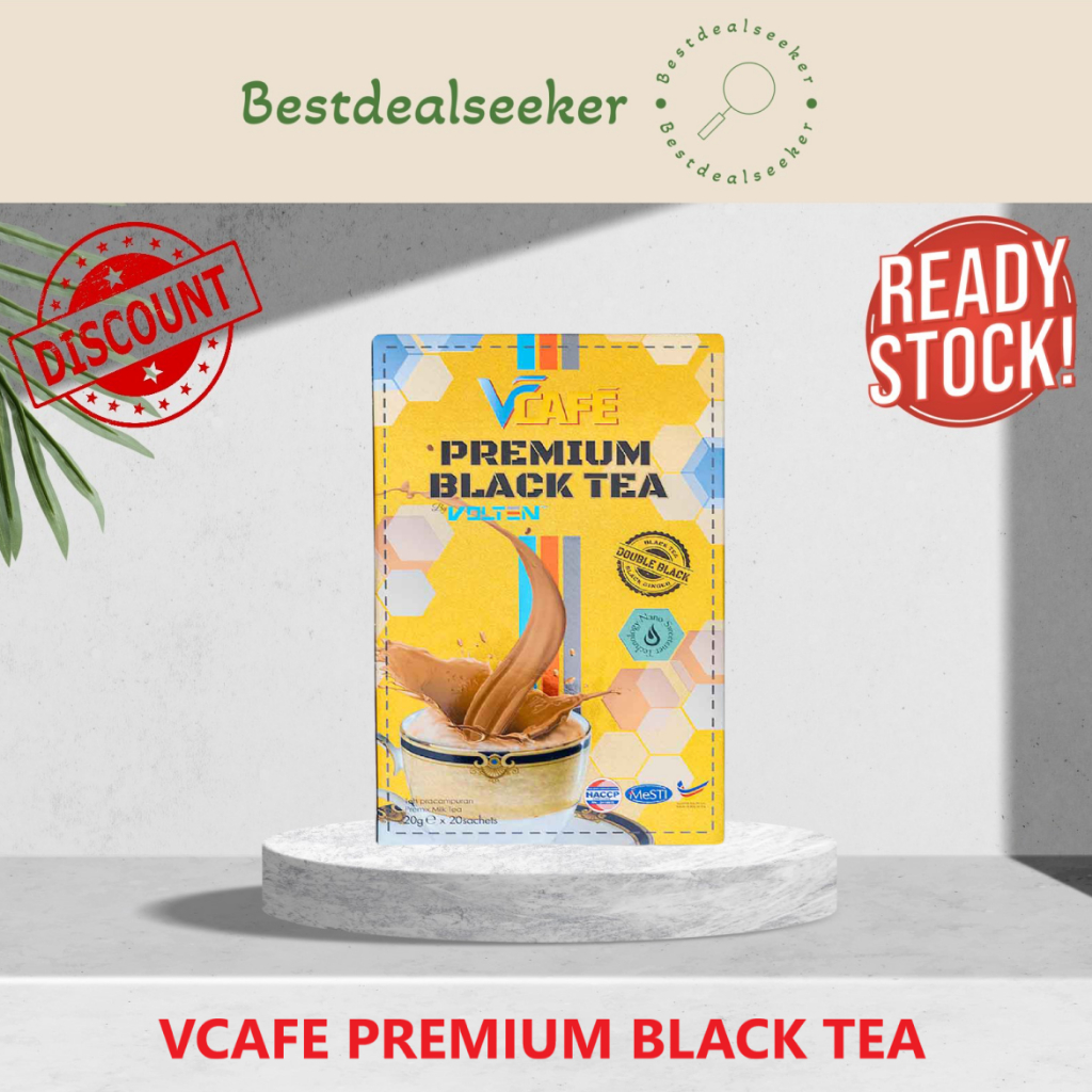 [ HALAL ] Volten Vcafe Premium Black Tea TEH HALIA HITAM (20 sachets ...