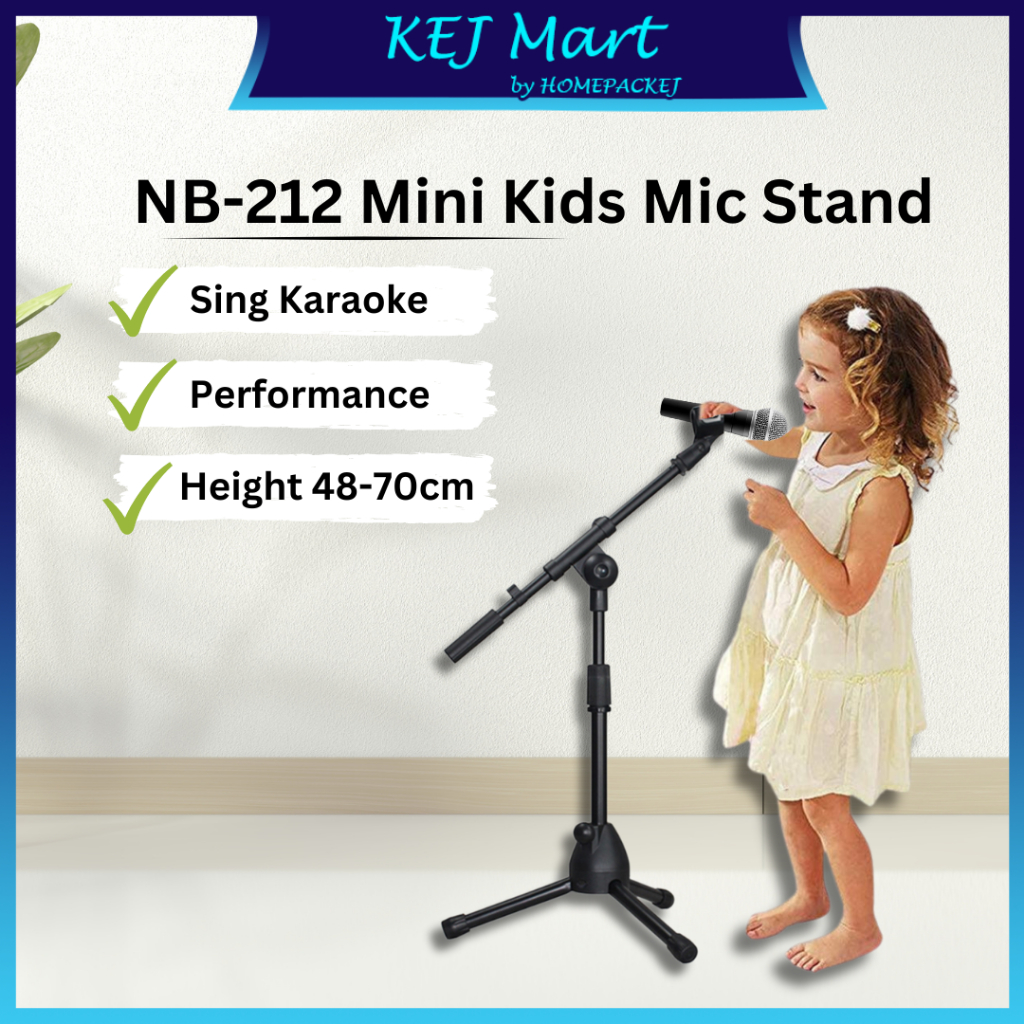NB-212 High Quality Kid MIni Microphone Stand KTV Karaoke Mic Stand ...