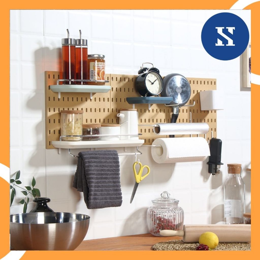 Pegboard Organizer Kitchen Organizer IKEA SKADIS | Wall Shelf ...