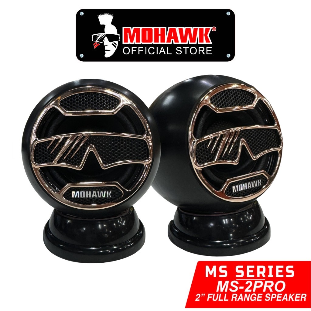 MOHAWK MY Series MS-2 PRO 2 Way Full Range 80Watt With Bass Car Speaker ...