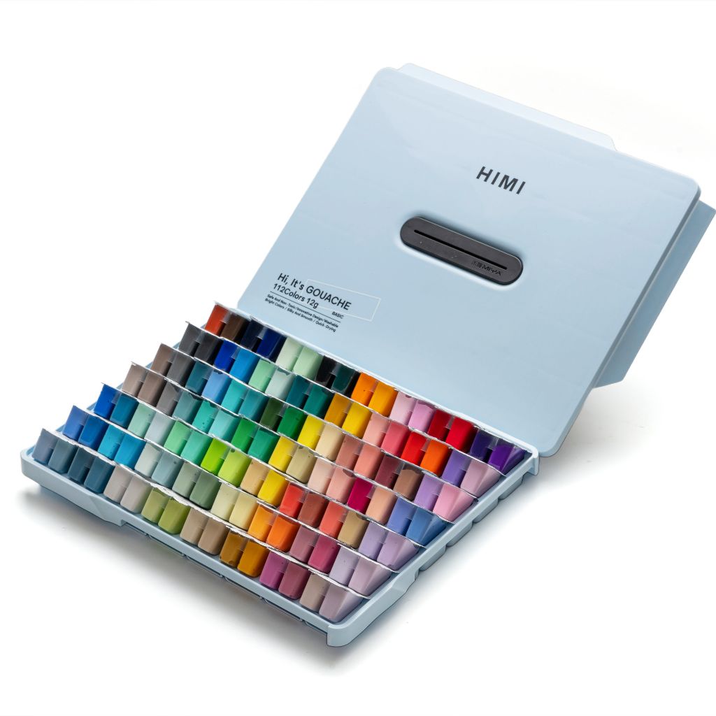 MIYA HIMI 12G 112COLORS TWIN CUP GOUACHE PAINT SET | Shopee Malaysia