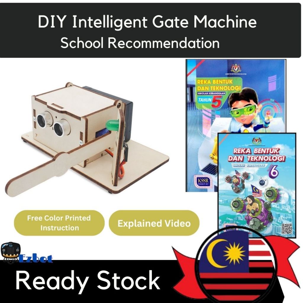 Ready Stock Palang Keselamatan Automatik Inteligent Gate Machine Smart ...