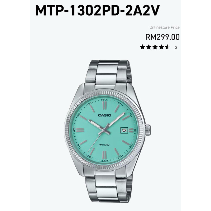 CASIO MTP 1302 Stainless Steel Watches MTP 1302PD 2A2 MTP 1302PD 2 MTP 1302DD 5 MTP 1302DD 9 MTP 1302DS 7 MTP 1302PD Shopee Malaysia