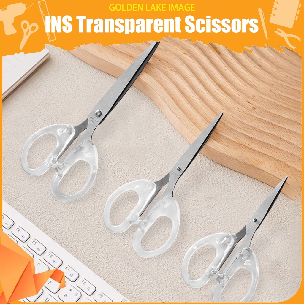 Transparent Small Scissors Handmade Stainless Steel Scissors School ...