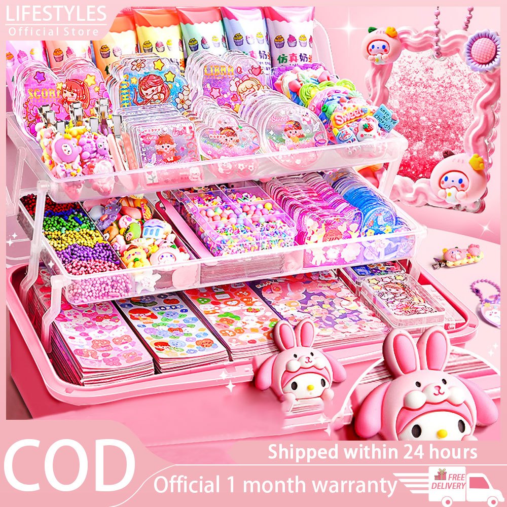 【New】683PCS Full Set CUCKOO Material Package Sticker Kids Keychain DIY ...
