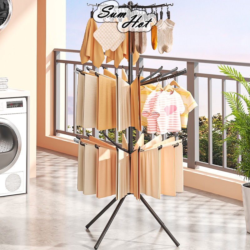 Drying Rack Multi-functional Towel Drying Rack Rotatable Kids Adults ...