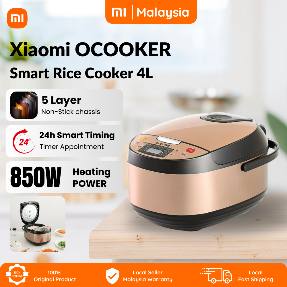 Xiaomi OCOOKER Smart Multifunction Digital Rice Cooker 4L Cooker Periuk ...