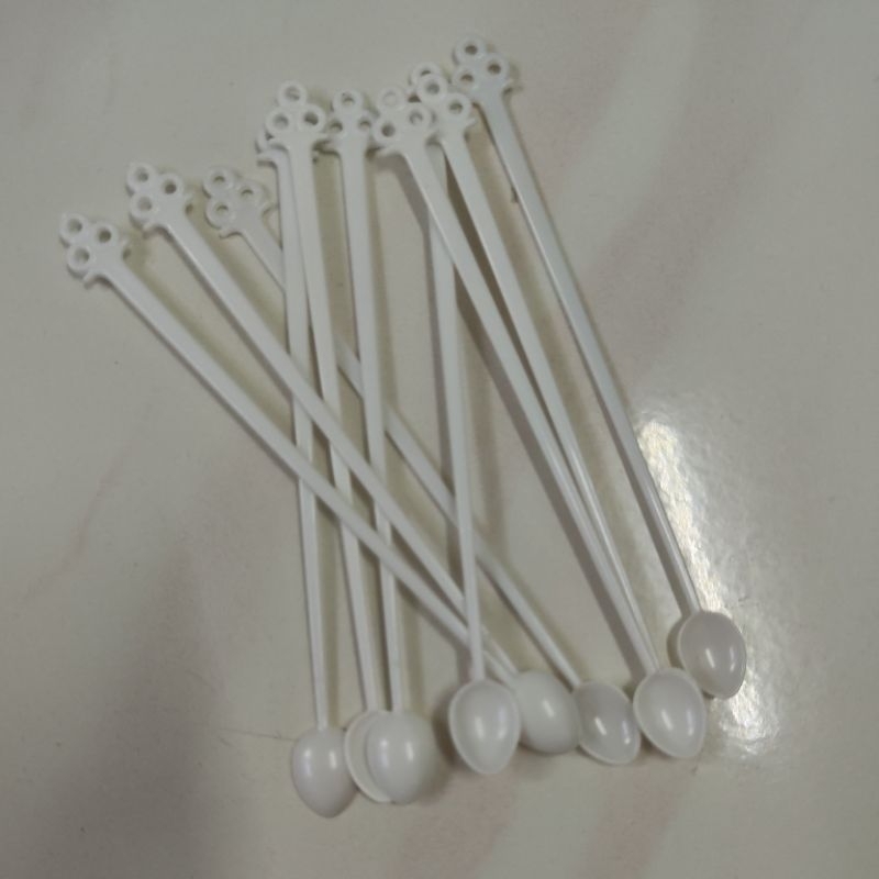 Disposable Coffee Tea Plastic Stirrer / Mini Spoon / Sudu Plastik Mini ...