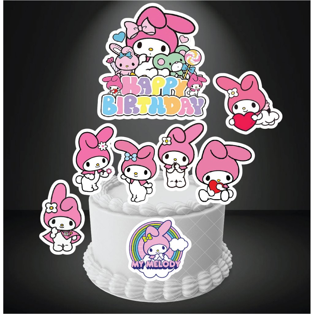 My Melody Cake Kek Topper Birthday Decoration N1 | Shopee Malaysia