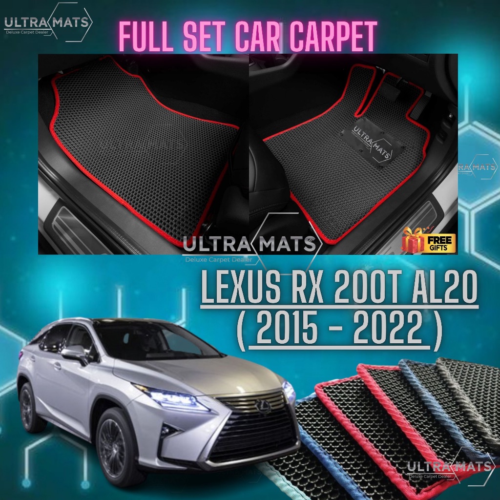 LEXUS RX 200T AL20 ( 2015 - 2022 ) CAR MAT CARMAT CAR FLOOR MAT KARPET ...