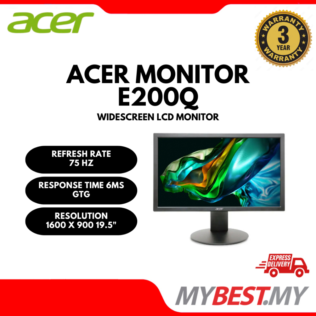 ACER E200Q LED Monitor (19.5