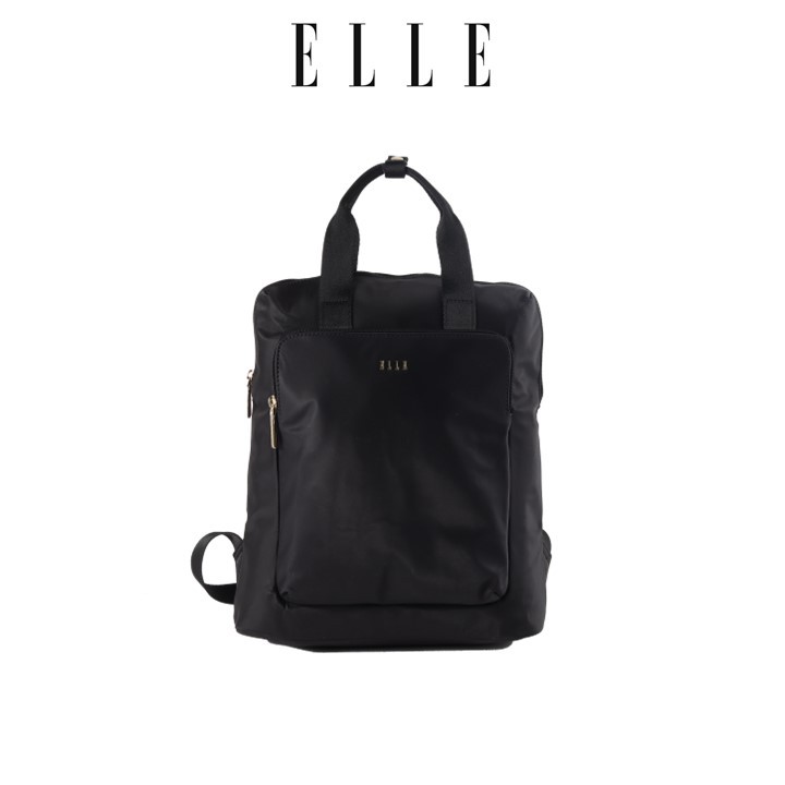 Elle Jocy Backpack 2 Colors Black Maroon Shopee Malaysia