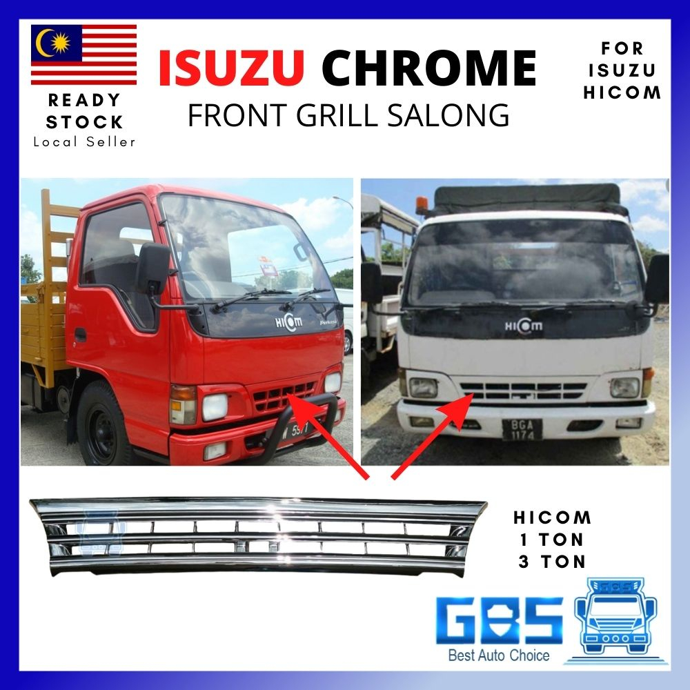 GBS Chrome Truck Lori Isuzu Hicom Japan Spec Grill Chrome Salong 1Ton ...