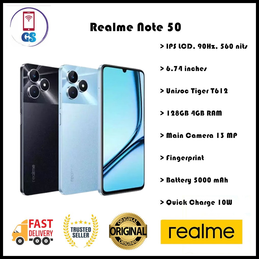 (Malaysia Set) Realme Note 50 New With 1 Year Warranty By Realme ...