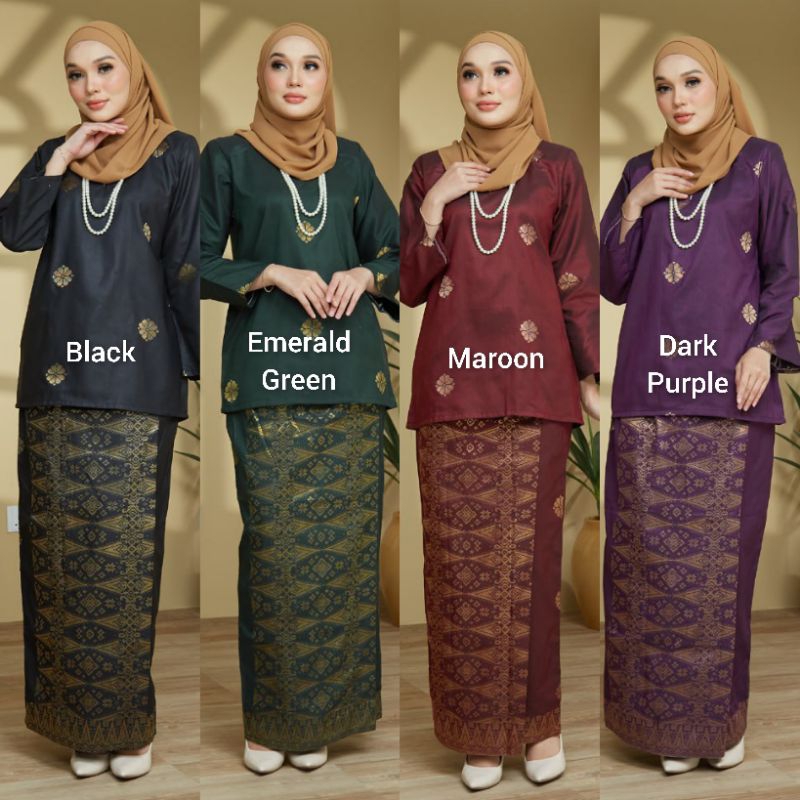 [NEW ARRIVAL] KURUNG SONGKET TENUN ASLI - KURUNG KEDAH (GOLD SERIES ...