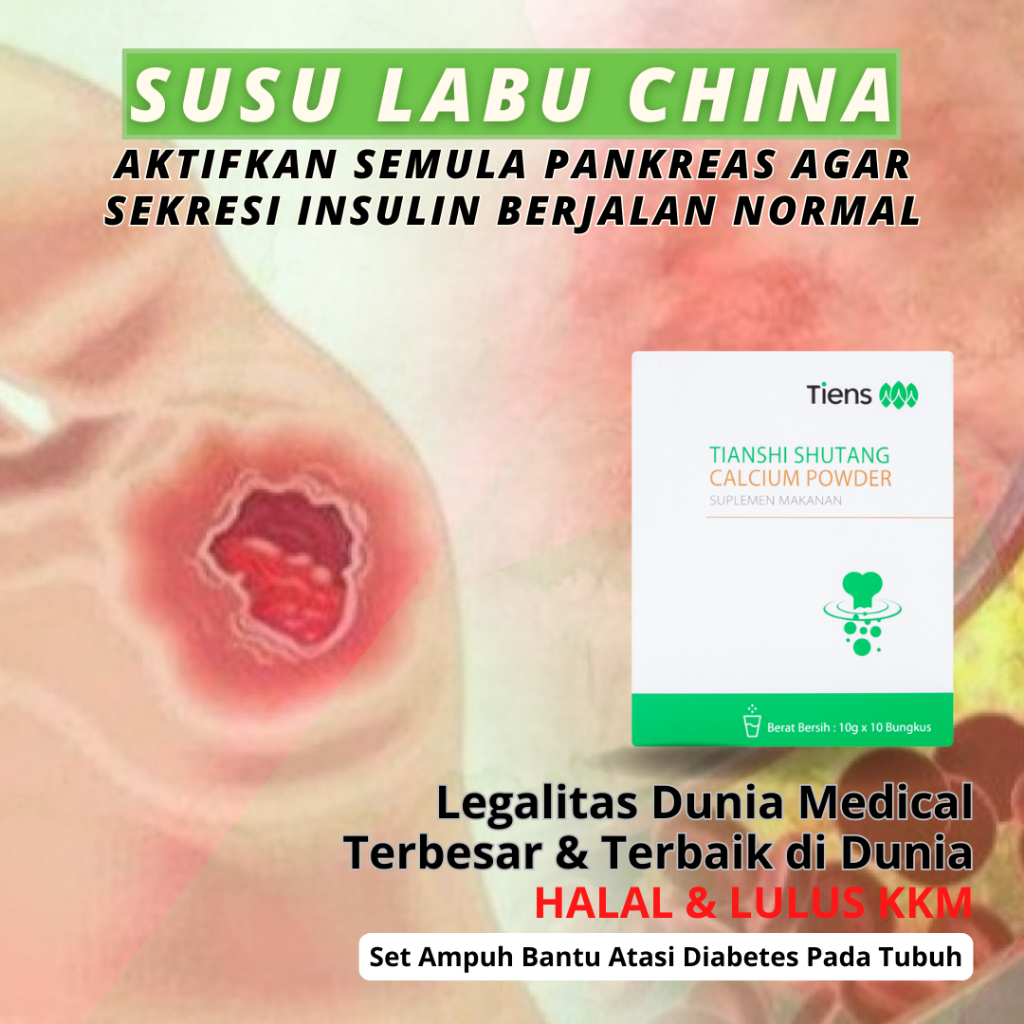 CALCIUM II - SUSU LABU CHINA - DIABETIC SUPPLEMENT - SHUTANG CALCIUM ...