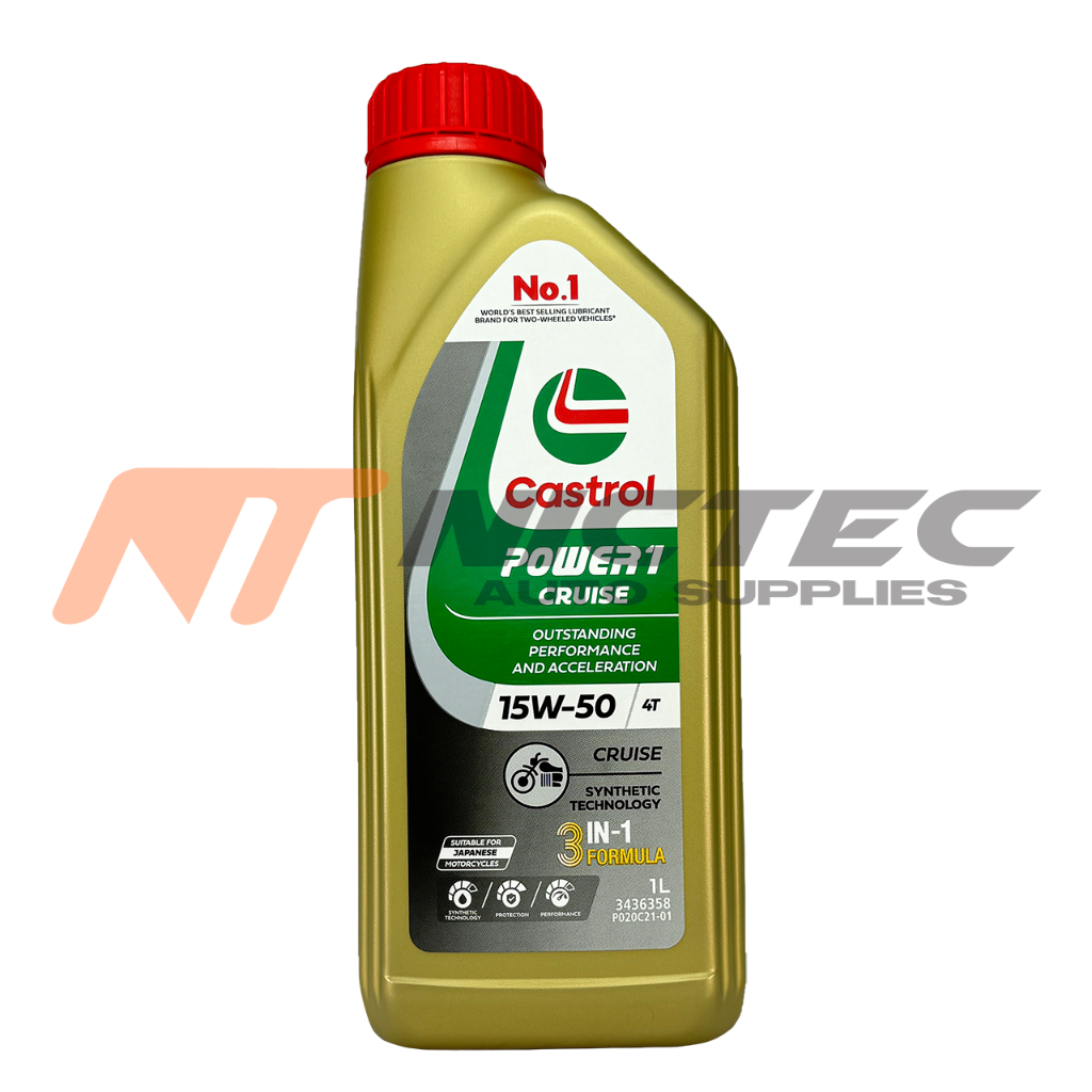 CASTROL POWER CRUISE 4T 15W-50 SYNTHETIC TECHNOLOGY FOR