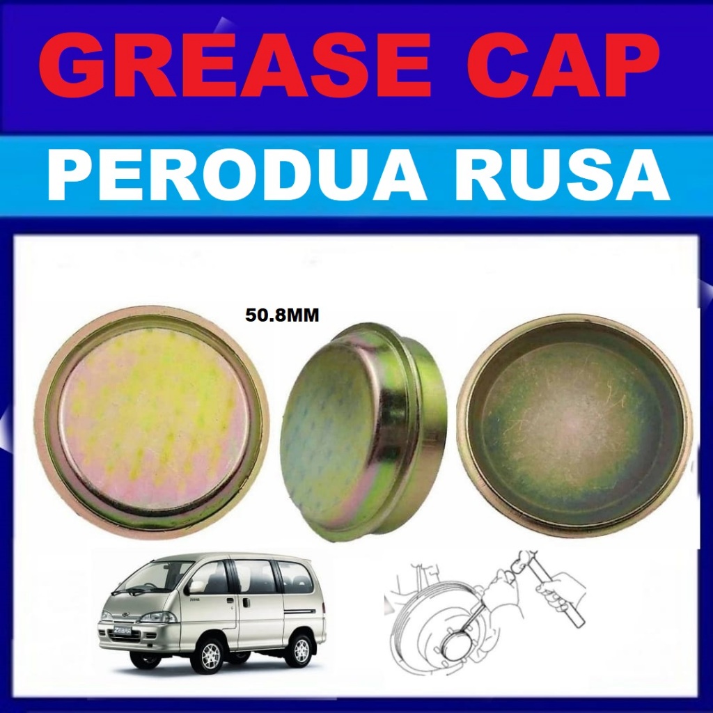 GREASE CAP PERODUA RUSA 50.8MM | Shopee Malaysia