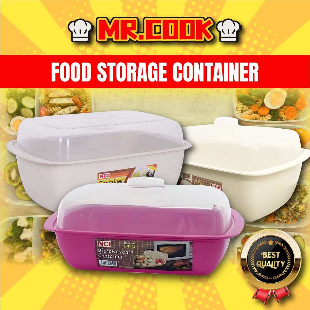 [MR.COOK] Food Container / Microwave Freezer Safe Container / Plastic ...