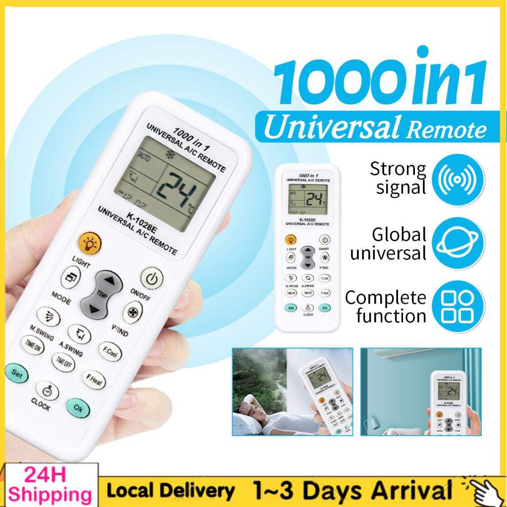 🏠Universal Aircond Remote Control 1000 In 1 All Brand Model Supported ...