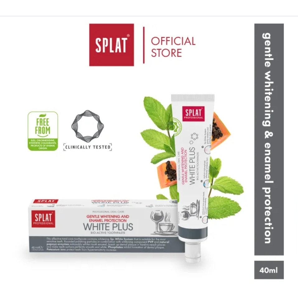 SPLAT Professional Series White Plus Toothpaste [40ml] | Shopee Malaysia
