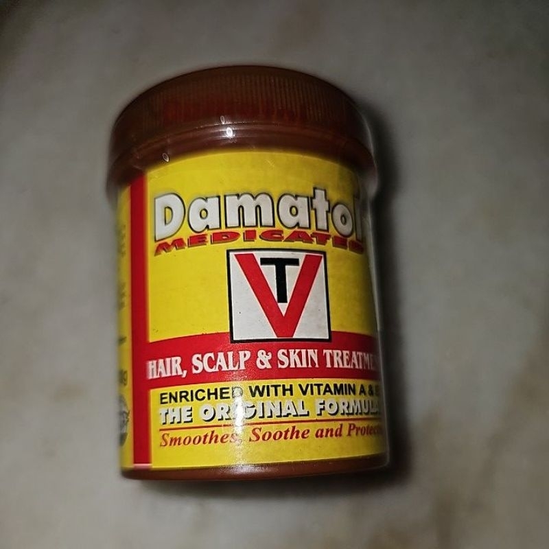55g DAMATOL Hair Cream Original Formula Medicated Body, Hair, Scalp and ...