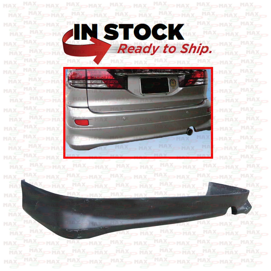 Toyota Estima '04 & Above AERAS Style Rear Back Skirt Lower Lip Spoiler ...