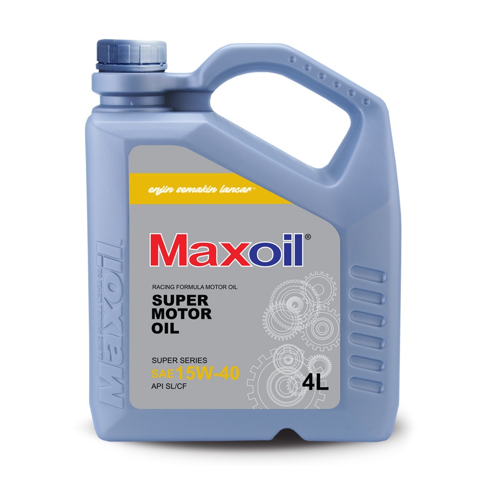 Maxoil Super Motor Oil 15W40 SL/CF (4L) | Shopee Malaysia