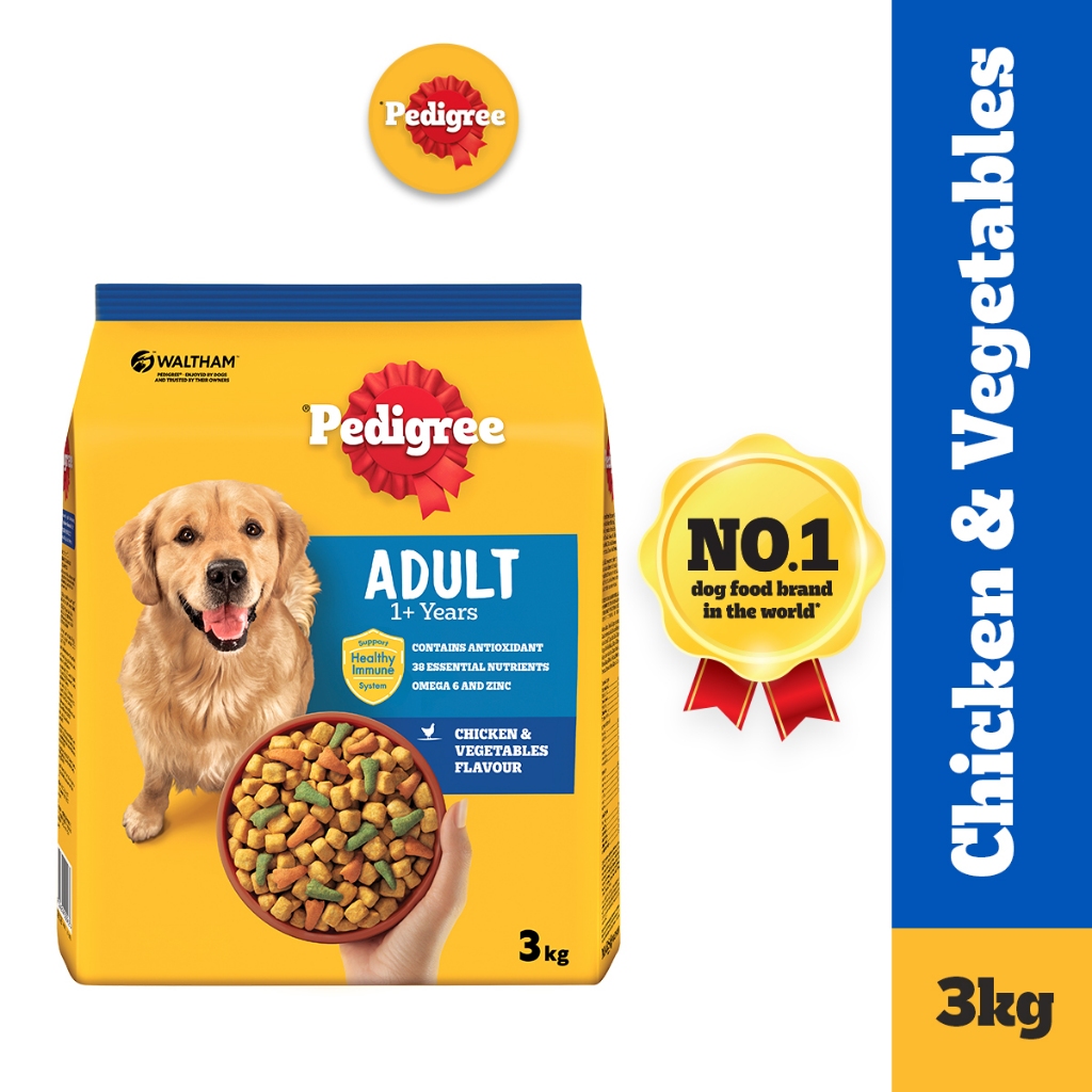 Pedigree dog food 3kg hotsell