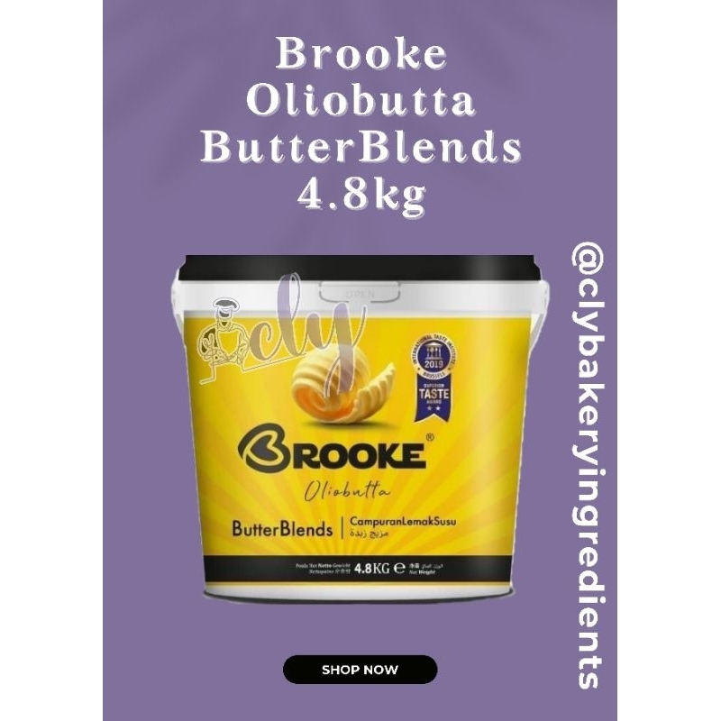 BROOKE OLIOBUTTA BUTTA BLEND 4.8KG/BROOKE OLIOBUTTA BUTTER BLEND 4.8kg ...