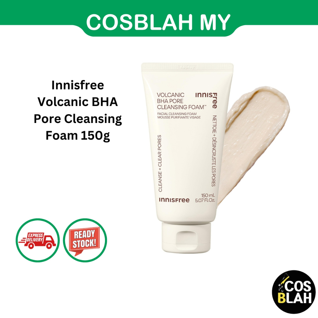 Innisfree Volcanic BHA Pore Cleansing Foam 150g | Shopee Malaysia