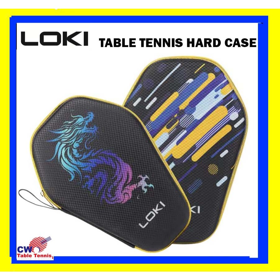 Loki Table Tennis Racket Case Gourd Shape Hard Casing Ping Pong Blade ...