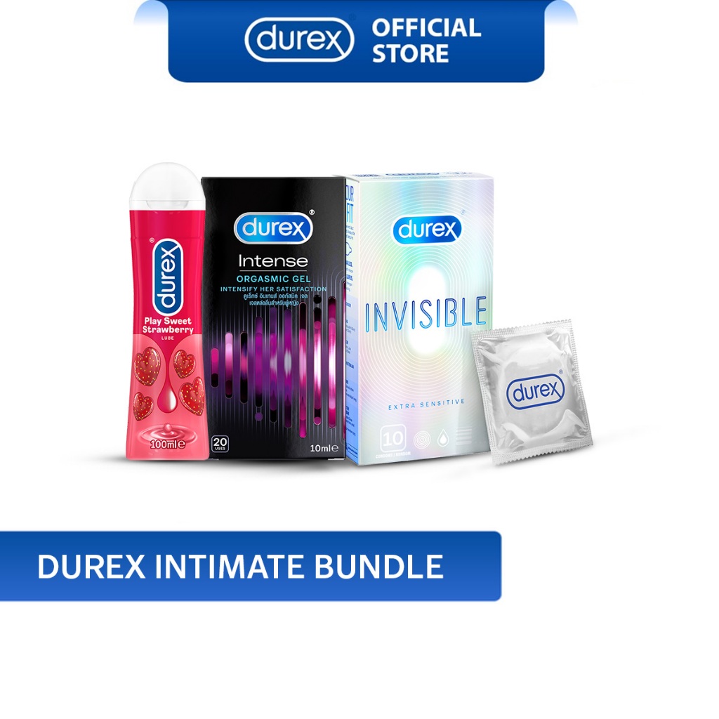 [Durex Intimate bundle] Invisible Extra Sensitive Condom (10s ...