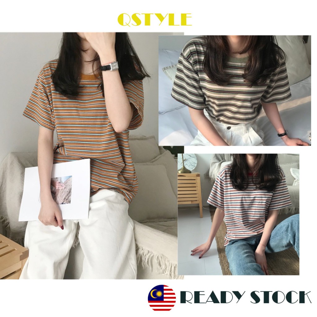 Qstyle ready stock Baju Perempuan tshirt Woman Baju t shirt Perempuan ...