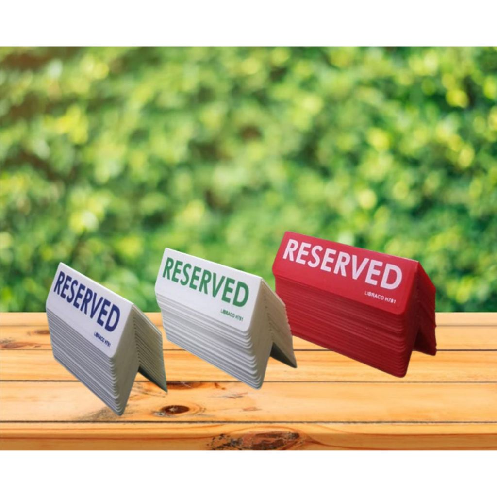 Table Reserved Sign Restaurant Signage PVC Rigid Material Sign | Shopee ...
