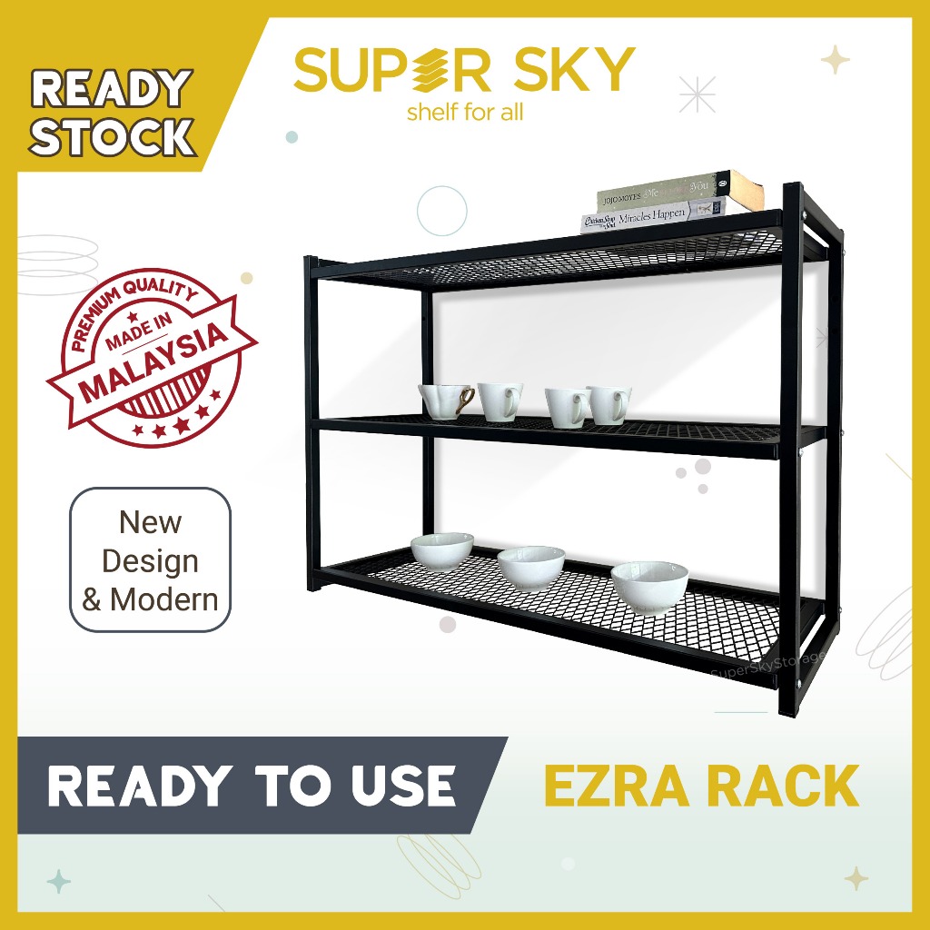 SUPERSKY EZRA RACK 90 CM by Storage Rack SuperSky | Shopee Malaysia