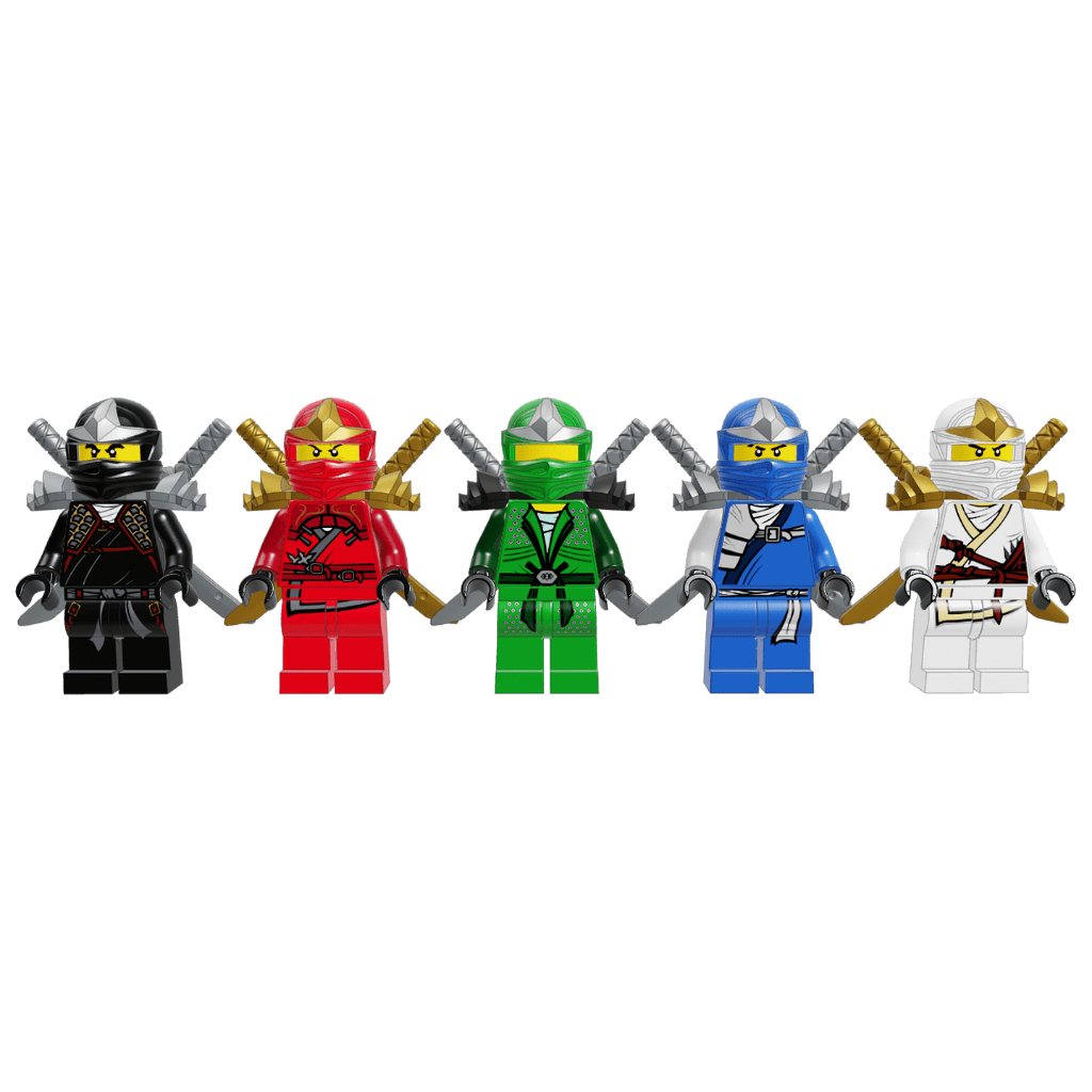 Lego Ninjago 2012 Rise of the Snakes ZX armor set of 5 Lloyd Zane Cole Jay Kai Minifigure