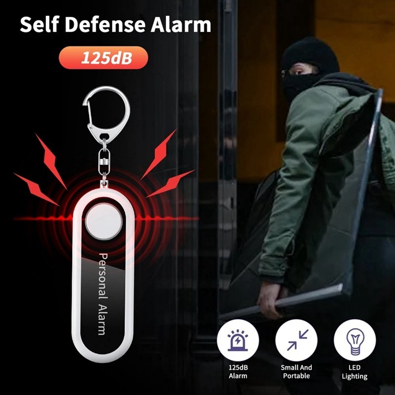 Personal Alarm 125DB Personal Defenses Siren for Child Women Security ...
