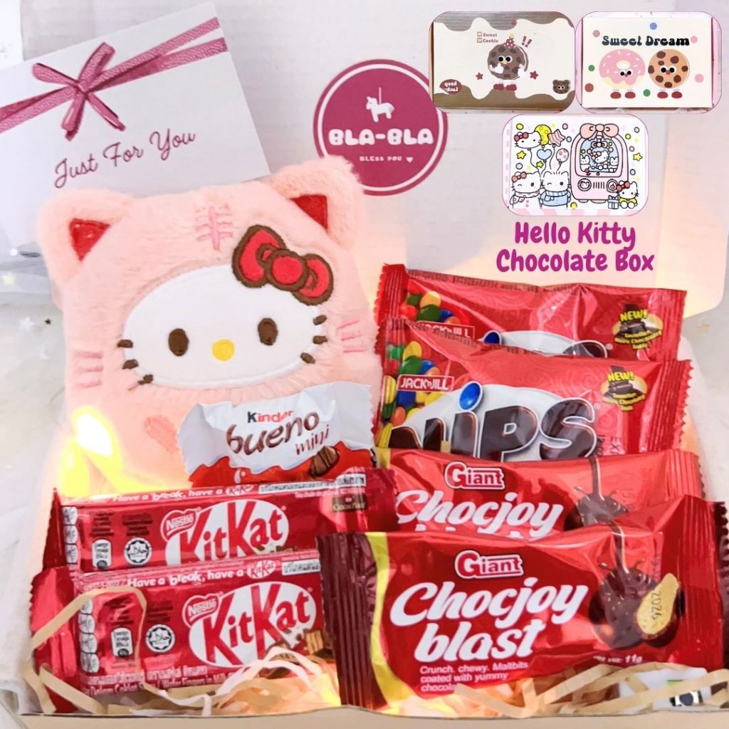 Chocolate Gift Chocolate Box Birthday Hadiah Hello Kitty Flower