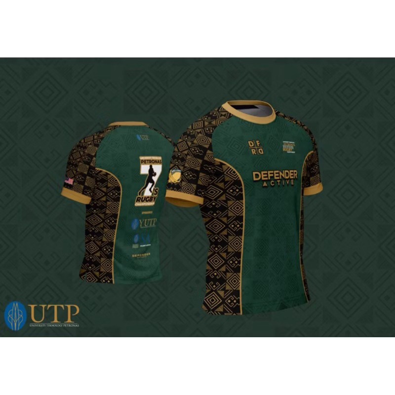 UTP RUGBY SEVENS GREEN GOLD MAORI EDITION 2024 | Shopee Malaysia