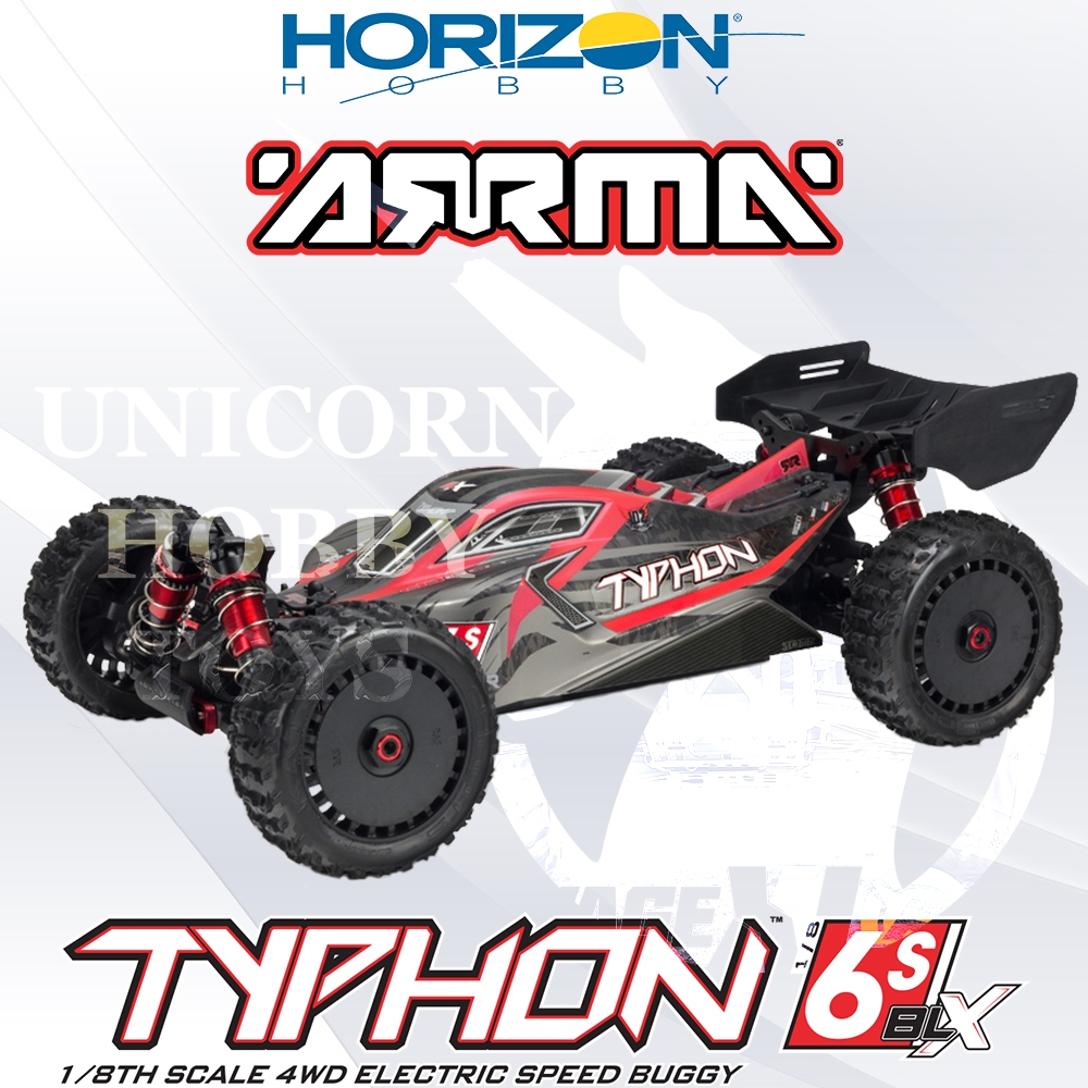 Arrma TYPHON 6s V5 BLX - Scocca Corpo (RED 2020 Copertura In - Foto 4