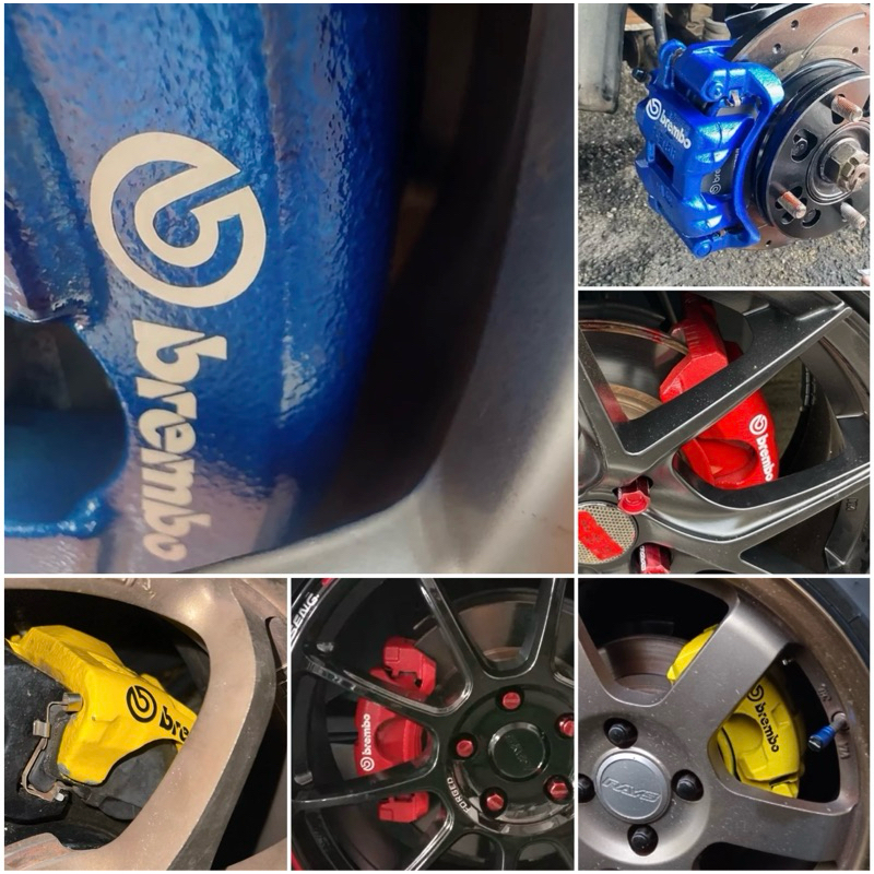 [4pcs] High quality material sticker cutting brembo brake caliper ...