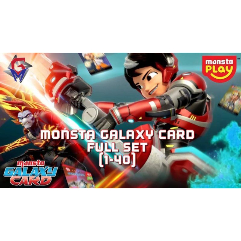 MONSTA GALAXY CARD CHOKI FULL SET (1-40) | Shopee Malaysia