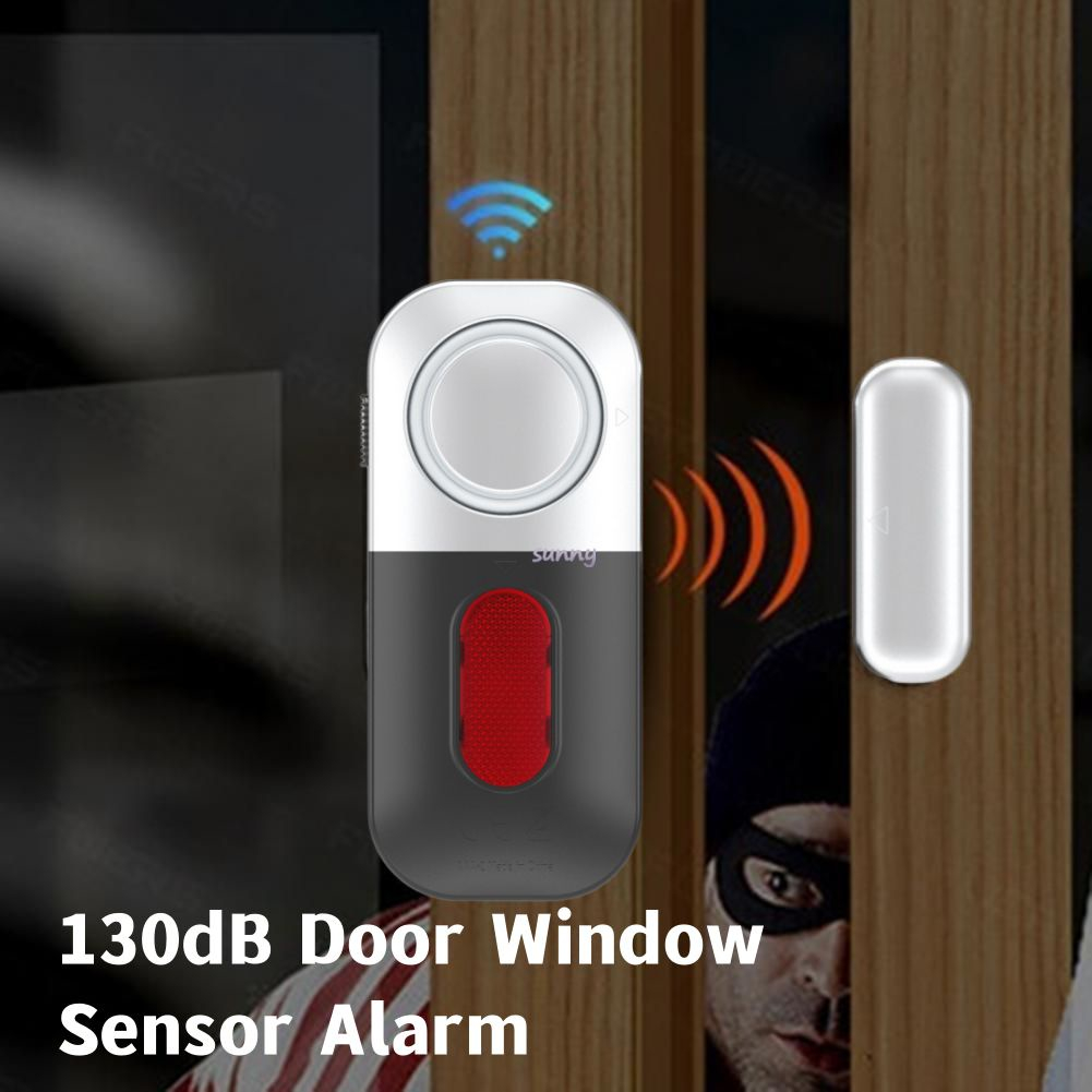 130db Door Window Sensor Alarm Magnetic Home System Entry Burglar ...