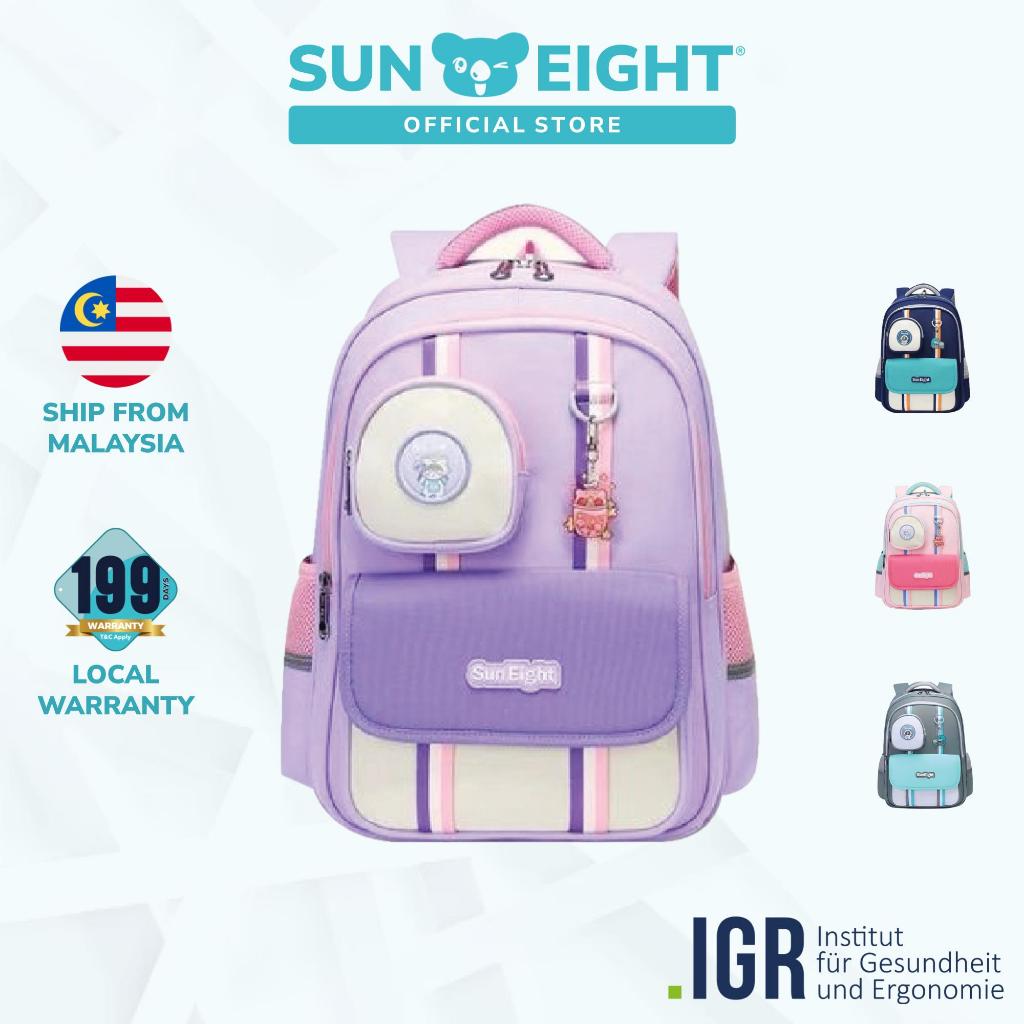 Sun Eight Lookz Ergonomic Spine Protection Primary School Bag | Shopee ...