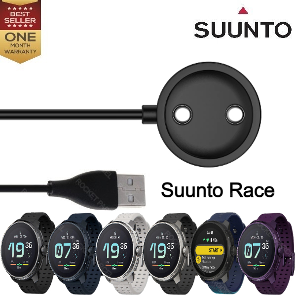Suunto Race Charger Black Magnetic USB Cable Charger Charging Cable Shopee Malaysia