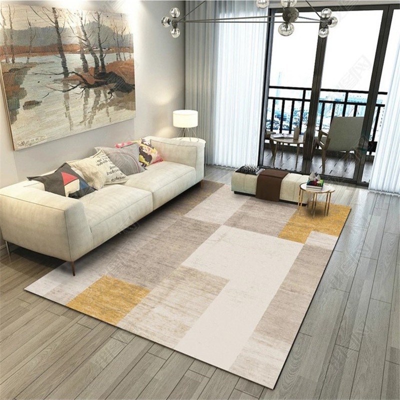 🐱COMEL🐱 [M/L/XL] Stripe Pattern 3D Printing Modern Design Carpet Living ...