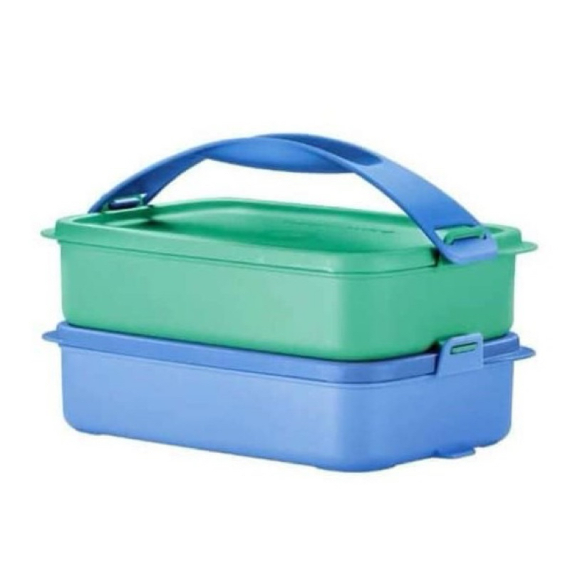 Tupperware Click To Go 900ml Blue or Green Loose without Handle - 1pc ...
